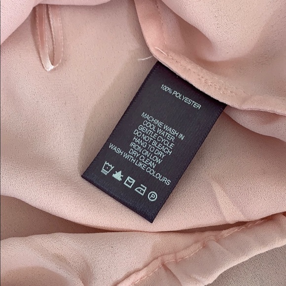 Kenneth Cole Blush Pink Asymmetrical Hem Tank S - Picture 3 of 5